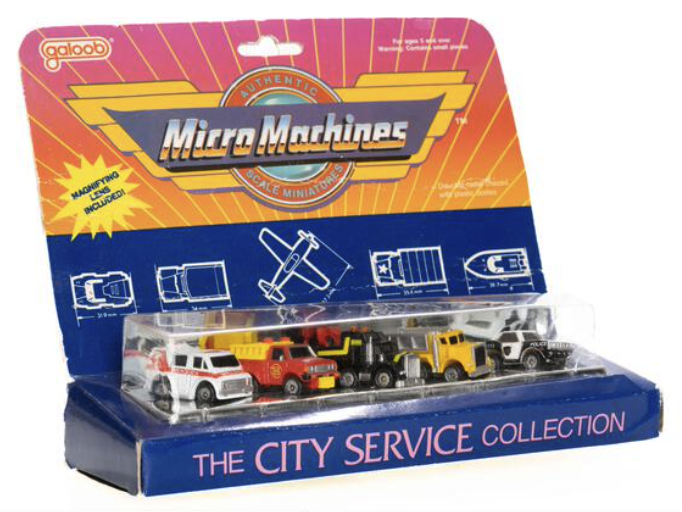 Original Galoob Micro Machines five-vehicle City Service Collection